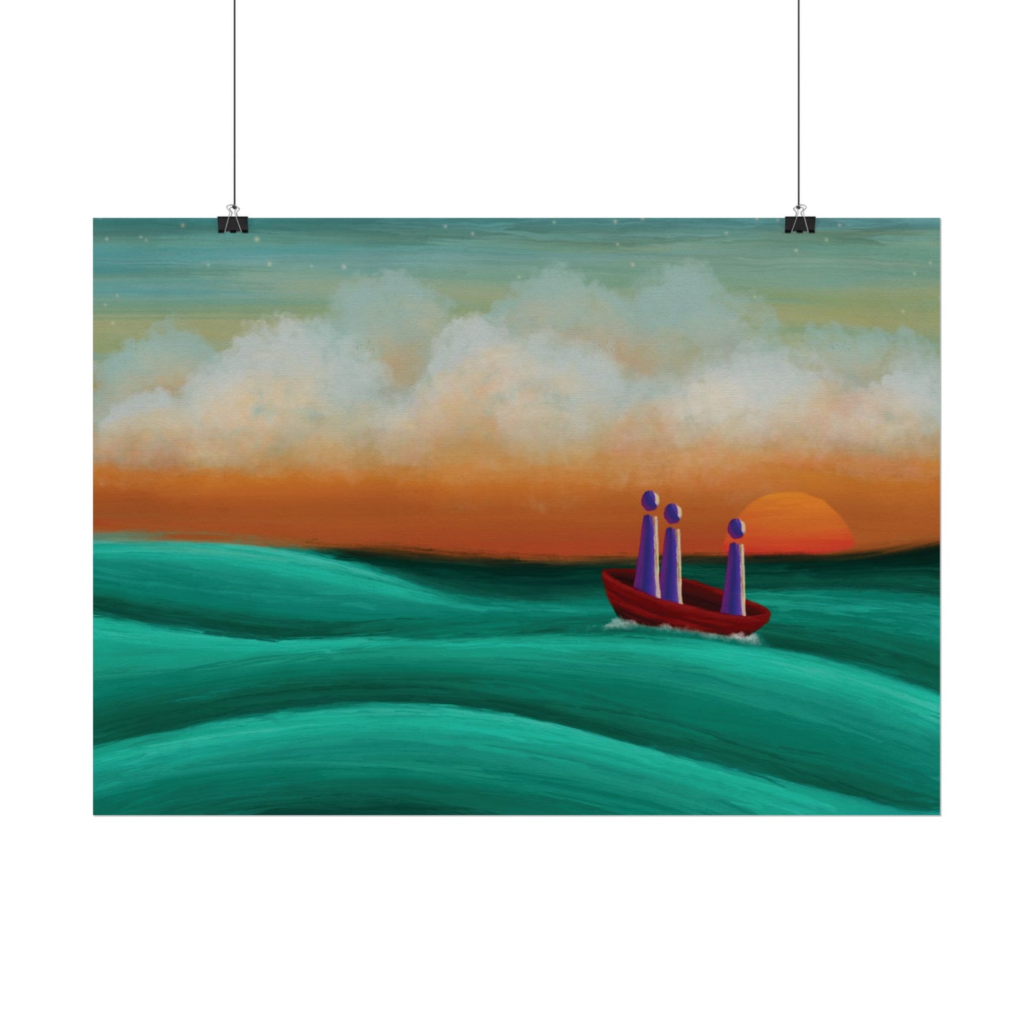 Kunst Poster Print - Travelers