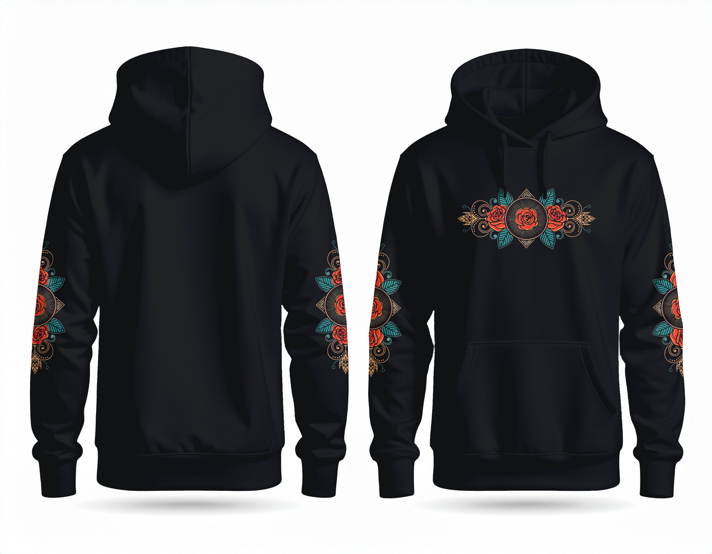 Hoodie - Rose Red