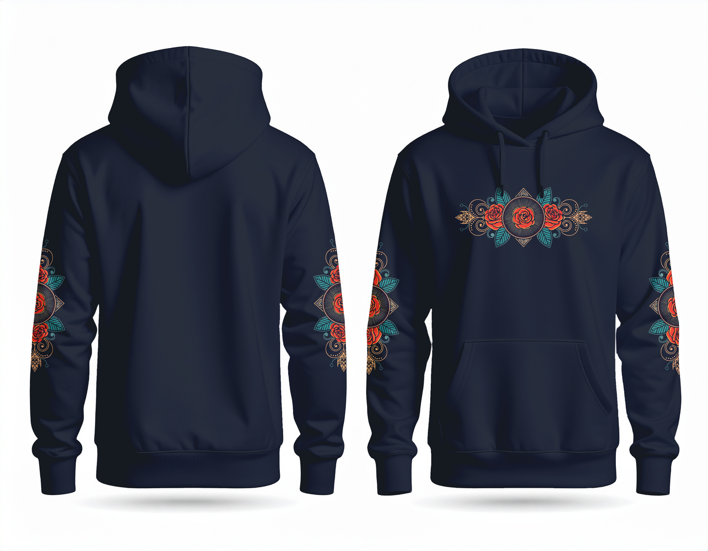 Hoodie - Rose Red