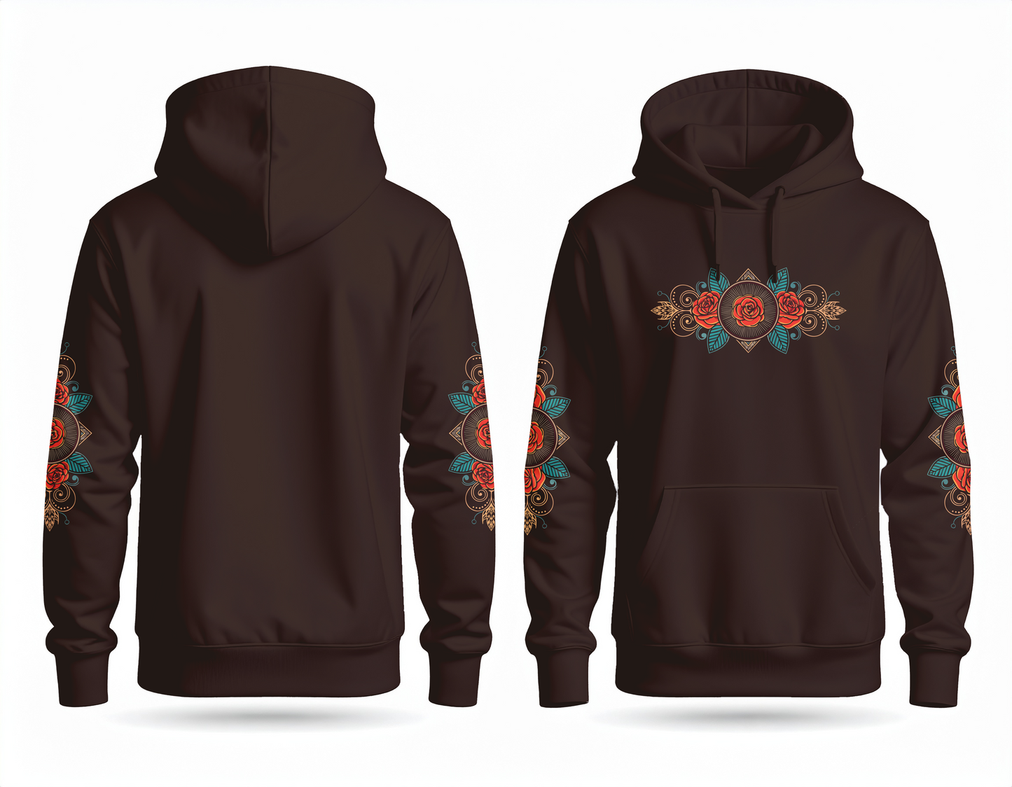 Hoodie - Rose Red