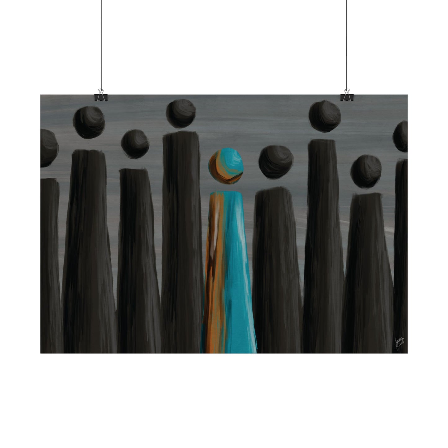 Kunst Poster Print - Stand Out