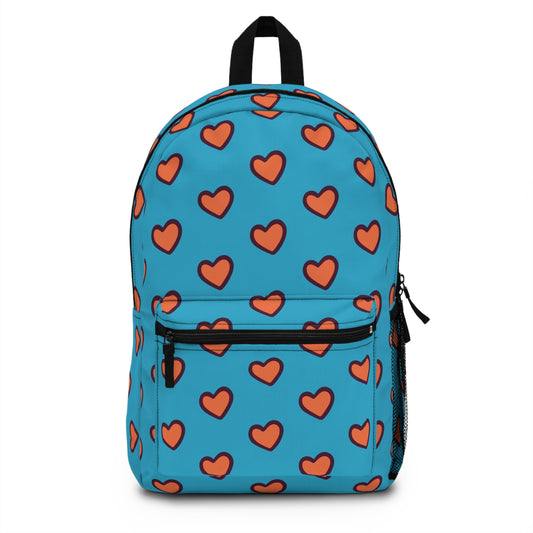 Waterdicht schooltas (25 l) - Little Orange Hearts