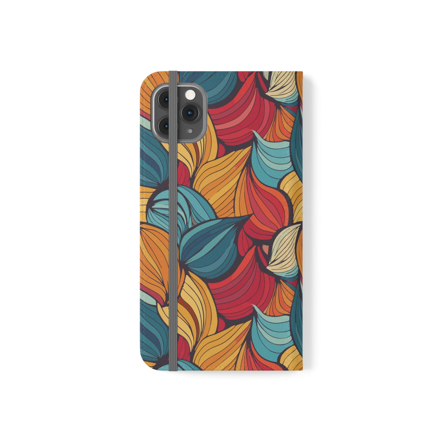 iPhone Flip Case - Vibrant Pattern #1