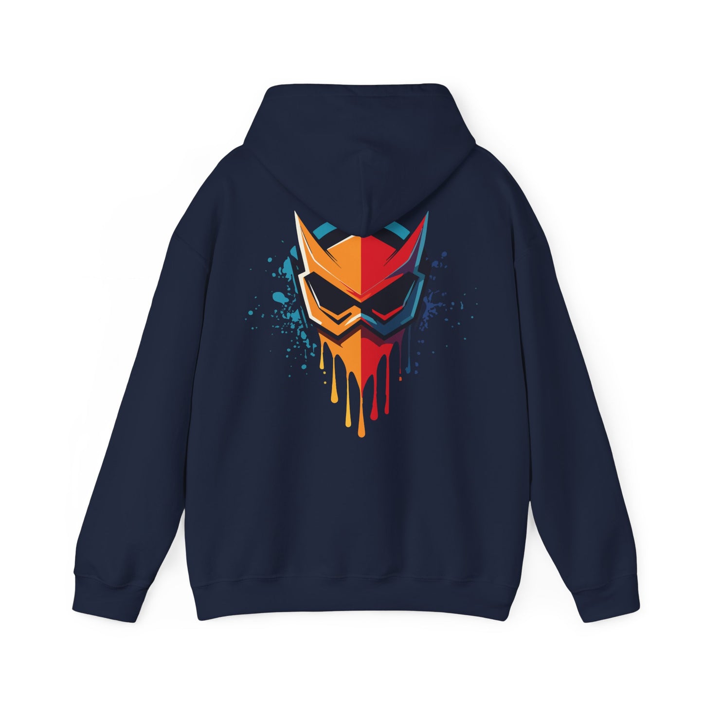 Hoodie met rugprint - Devious Mask