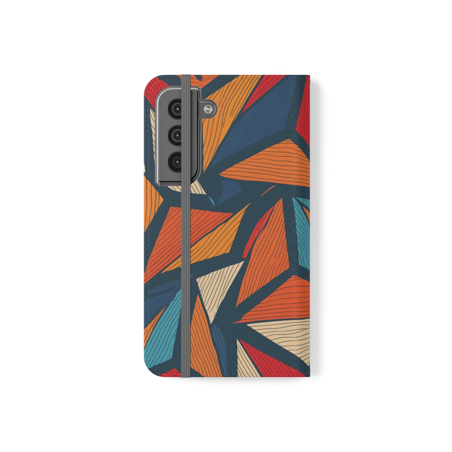 Samsung Flip Case - Abstract Triangles