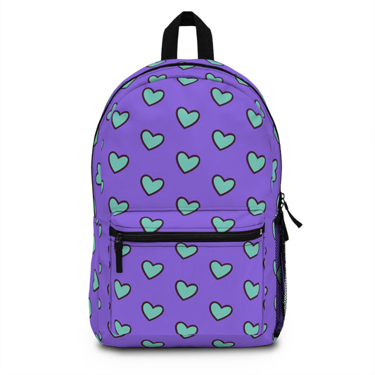 Waterdicht schooltas (25 l) - Little Blue Hearts