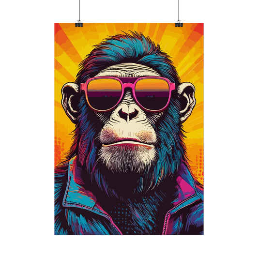 Poster - Retro Ape