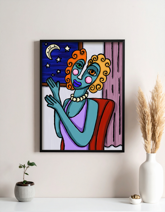 Kunst Poster Print - Stargazer