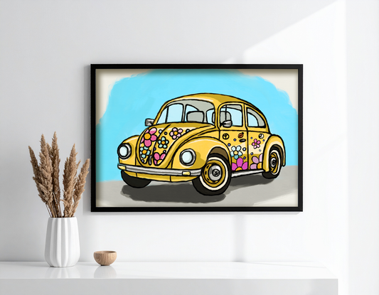 Kunst Poster Print - Flower Beetle
