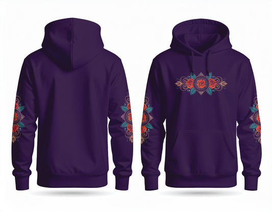 Hoodie - Rose Red