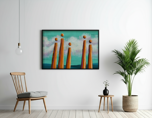 Kunst Poster Print - The Fishermen