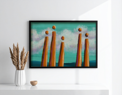 Kunst Poster Print - The Fishermen