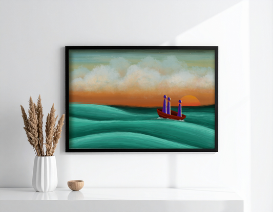 Kunst Poster Print - Travelers