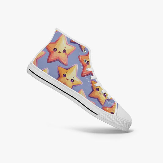 Hoge canvas sneaker - Cute Litte Stars