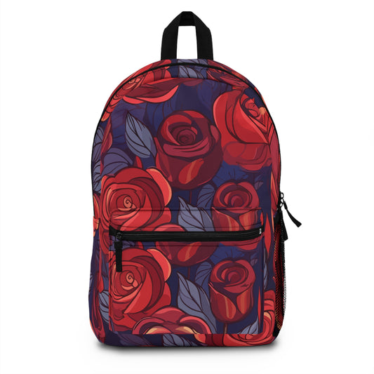 Waterdichte schooltas (25 l) - Vibrant Roses