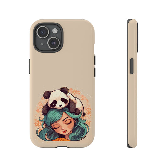 iPhone Hardcover - Panda Girl