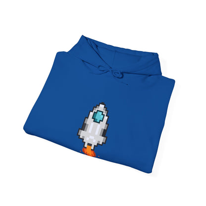 Hoodie - Pixel art Rocket