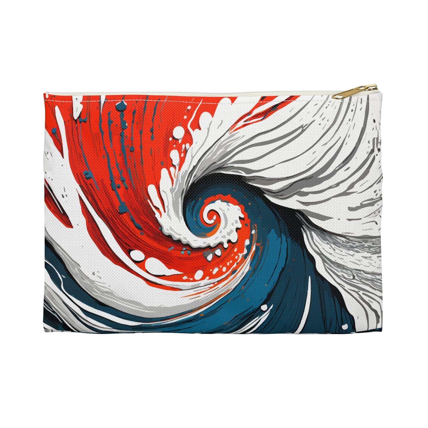 Etui - Red, white & blue wave