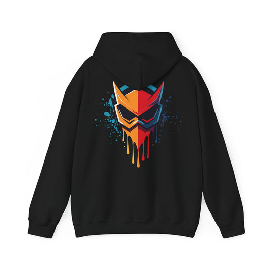 Hoodie met rugprint - Devious Mask