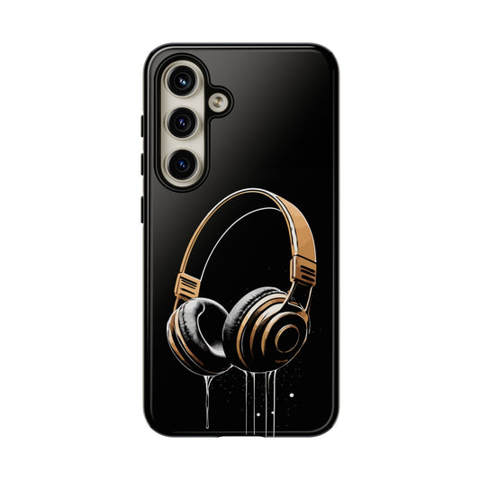 Samsung Hardcover - Golden Headphones