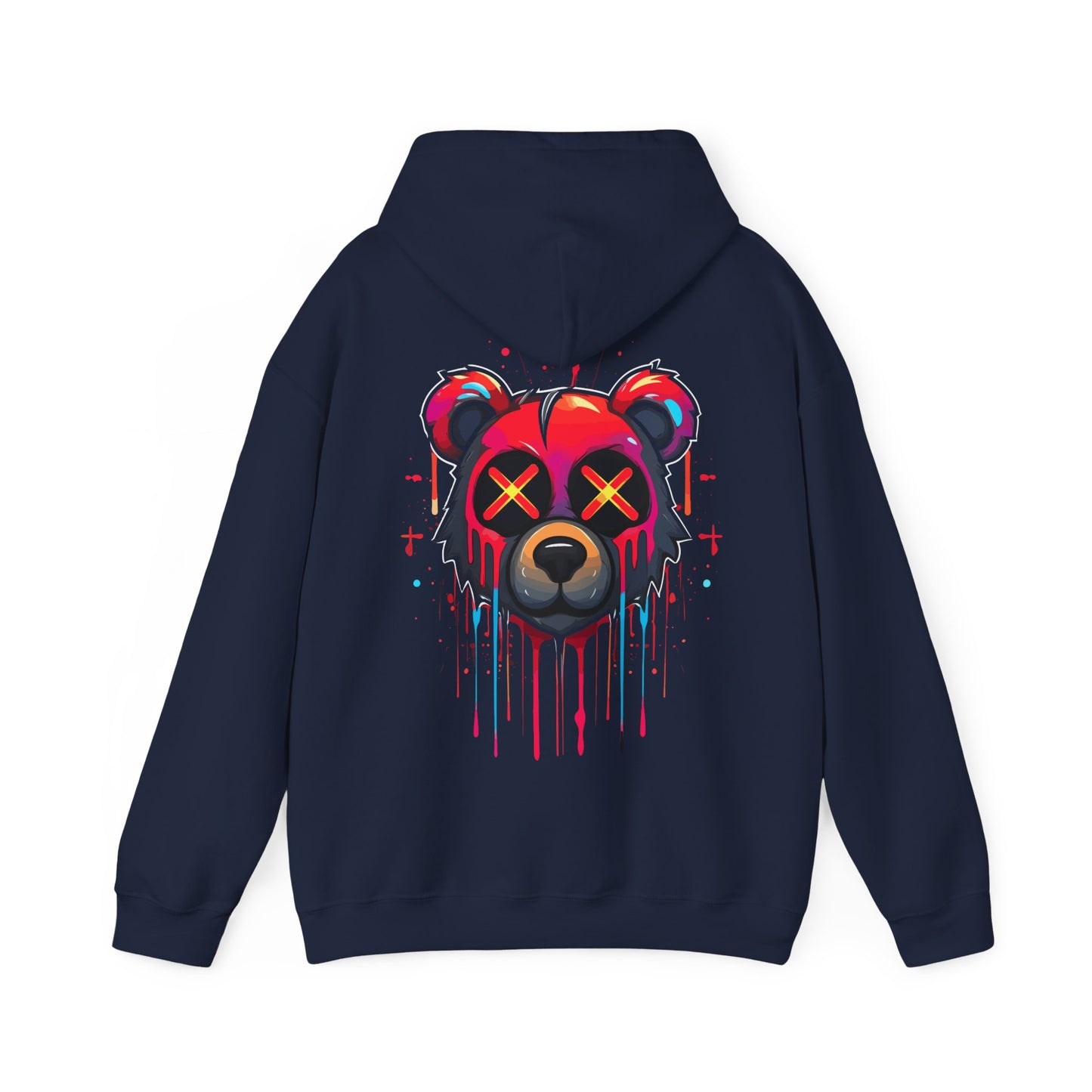 Hoodie met rugprint - Grunge Teddy