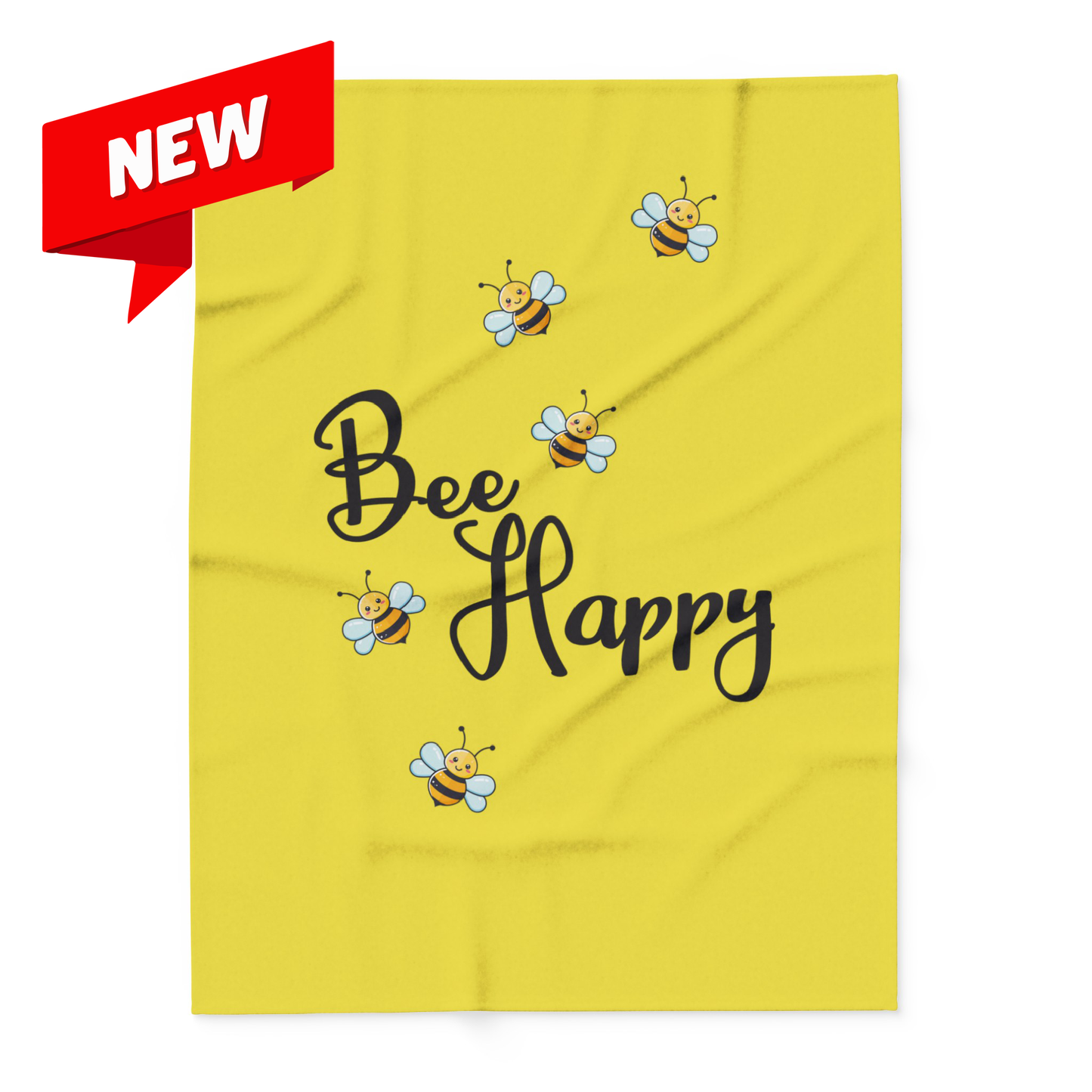 Fleece deken - Bee Happy