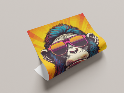 Poster - Retro Ape