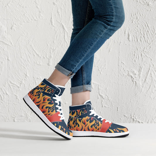 Hoge kunstleren sneakers - Wildfire