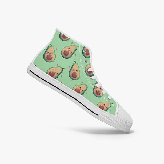 Hoge canvas sneakers - Cute avocado's